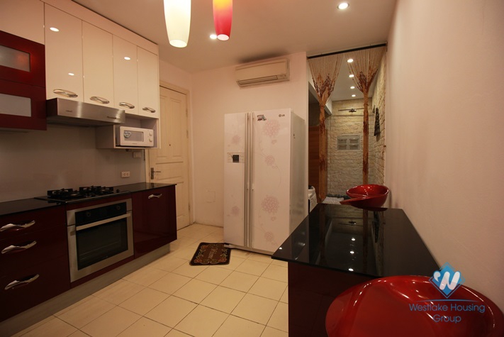 A well-decorated three-bedroom apartment in Ciputra, Tay Ho district
